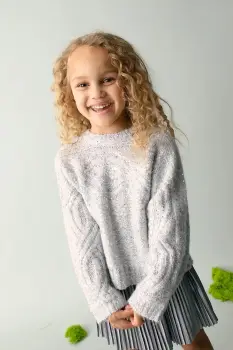 Mayoral pulover copii culoarea gri, 4306 imagine