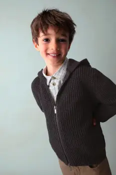 Mayoral pulover copii culoarea gri, 4386 imagine