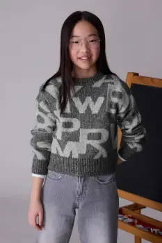 Mayoral pulover copii culoarea gri, 7316 imagine