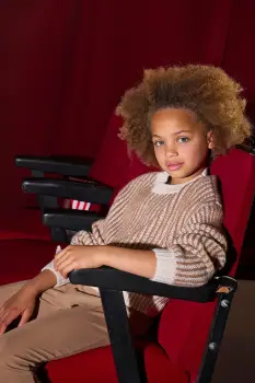 Mayoral pulover copii culoarea maro, 7315 imagine