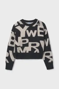 Mayoral pulover copii culoarea negru, 7316 imagine