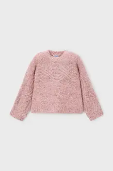 Mayoral pulover copii culoarea roz, 4306 imagine