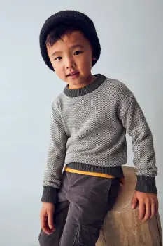 Mayoral pulover copii culoarea verde, calduros, 4376 imagine