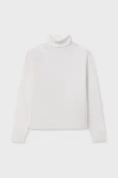 Mayoral pulover culoarea bej, cu guler, 345 imagine