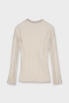 Mayoral pulover culoarea bej, cu turtleneck, 7015 imagine