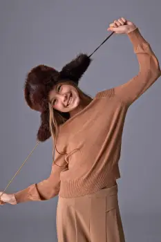 Mayoral pulover culoarea maro, 7312 imagine