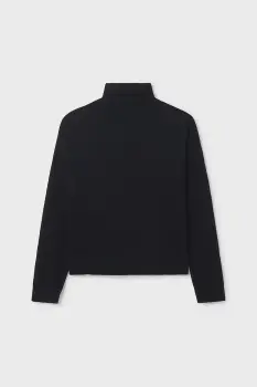 Mayoral pulover culoarea negru, cu guler, 345 imagine