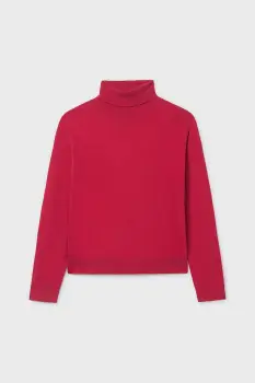 Mayoral pulover culoarea rosu, cu guler, 345 imagine