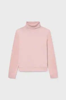Mayoral pulover culoarea roz, cu guler, 345 imagine