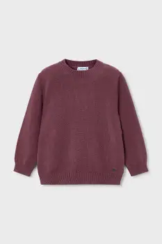 Mayoral pulover de bumbac pentru copii culoarea bordo, light, 311 imagine