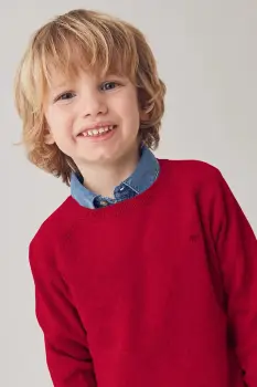 Mayoral pulover de bumbac pentru copii culoarea rosu, 323 imagine