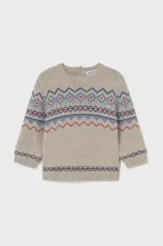 Mayoral pulover din amestec de lana pentru bebelusi culoarea bej, 2344 imagine