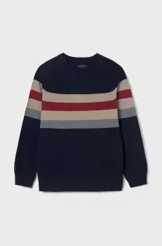 Mayoral pulover pentru copii din amestec de lana culoarea albastru marin, 7393 imagine