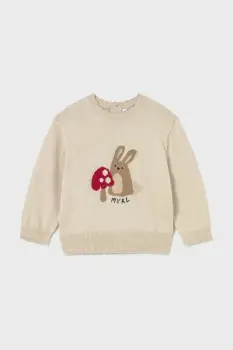 Mayoral pulover pentru copii din amestec de lana culoarea bej, light, 2354 imagine