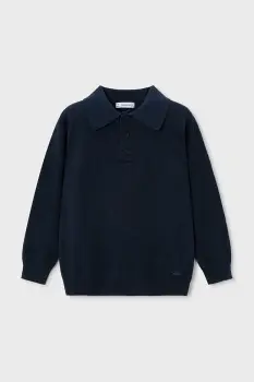 Mayoral pulover pentru copii din amestec de lana culoarea bleumarin, light, 4122 imagine