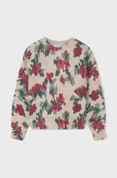 Mayoral pulover pentru copii din amestec de lana culoarea roz, 7306 imagine