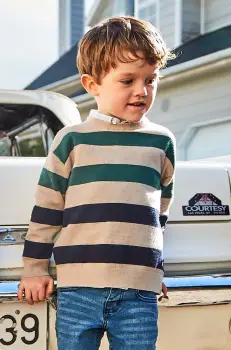 Mayoral pulover pentru copii din amestec de lana culoarea verde, 4338 imagine