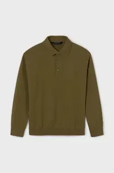 Mayoral pulover pentru copii din amestec de lana culoarea verde, light, 7103 imagine