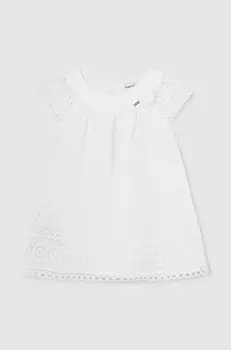 Mayoral rochie bebe culoarea bej, mini, evazati imagine