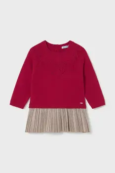Mayoral rochie bebe culoarea rosu, mini, evazati, 2908 imagine