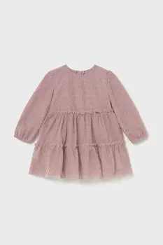 Mayoral rochie bebe culoarea roz, midi, evazati, 2907 imagine