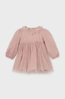 Mayoral rochie bebe culoarea roz, mini, evazati, 2907 imagine