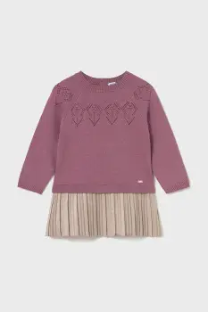 Mayoral rochie bebe culoarea roz, mini, evazati, 2908 imagine