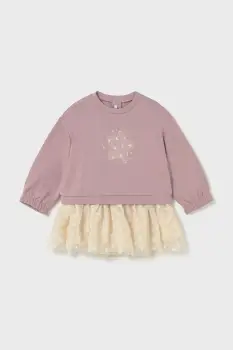 Mayoral rochie bebe culoarea roz, mini, evazati, 2912 imagine