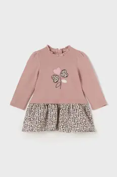 Mayoral rochie bebe culoarea roz, mini, evazati, 2917 imagine