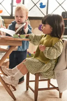 Mayoral rochie bebe culoarea verde, mini, evazati, 2913 imagine