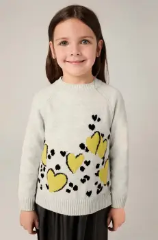 Mayoral rochie din amestec de lana pentru copii culoarea verde, mini, evazati, 4925 imagine