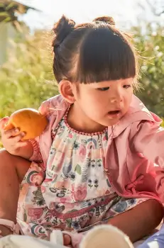 Mayoral rochie din bumbac pentru copii culoarea roz, mini, evazati, 1917 imagine