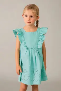 Mayoral rochie din bumbac pentru copii imagine