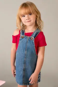 Mayoral rochie din denim pentru copii imagine