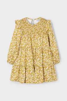 Mayoral rochie fete culoarea galben, mini, evazati, 4912 imagine