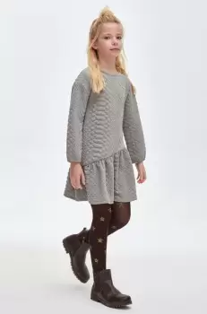 Mayoral rochie fete culoarea gri, mini, evazati imagine