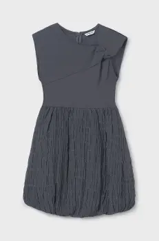 Mayoral rochie fete culoarea gri, mini, evazati, 6974 imagine