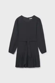 Mayoral rochie fete culoarea negru, midi, evazati, 7908 imagine
