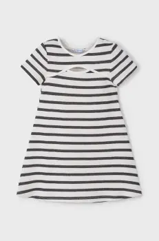 Mayoral rochie fete culoarea negru, mini, drept, 3924 imagine