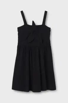 Mayoral rochie fete culoarea negru, mini, drept, 6984 imagine