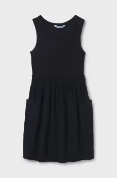 Mayoral rochie fete culoarea negru, mini, evazati, 6980 imagine