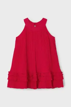 Mayoral rochie fete culoarea rosu, mini, evazati, 3915 imagine