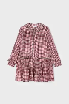Mayoral rochie fete culoarea rosu, mini, oversize imagine