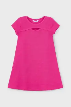 Mayoral rochie fete culoarea roz, mini, drept, 3924 imagine