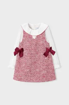 Mayoral rochie fete culoarea roz, mini, drept, 4990 imagine