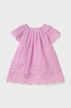 Mayoral rochie fete culoarea roz, mini, evazati, 1910 imagine