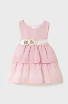 Mayoral rochie fete culoarea roz, mini, evazati, 1911 imagine
