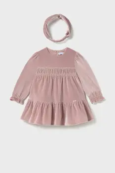 Mayoral rochie fete culoarea roz, mini, evazati, 2904 imagine