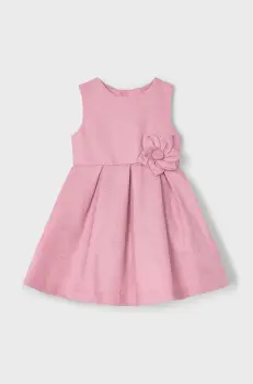 Mayoral rochie fete culoarea roz, mini, evazati, 3919 imagine