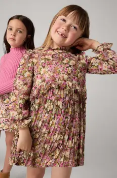 Mayoral rochie fete culoarea roz, mini, evazati, 4913 imagine